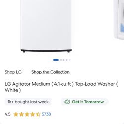 LG Washer And Dryer 600 OBO