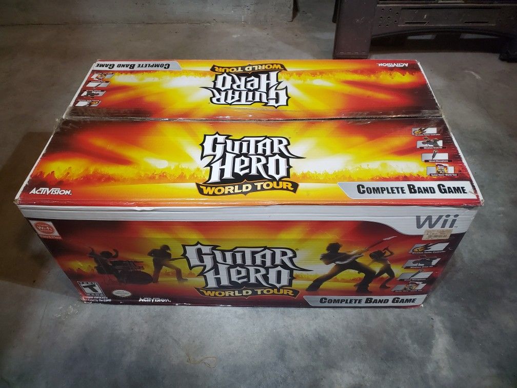Guitar Hero World Tour Complete Band Game Wii - BRAND NEW - UNUSED - RH