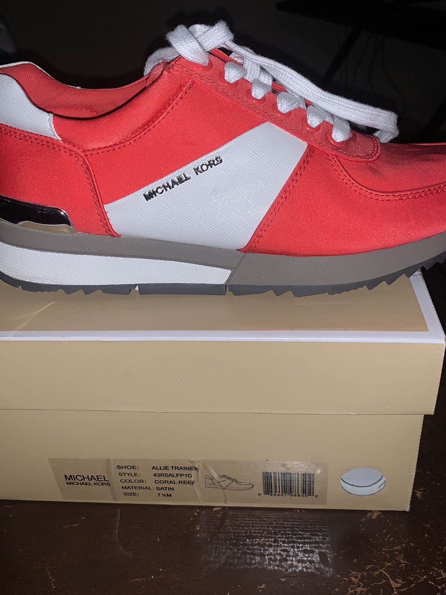 Michael Kors Sneakers-size 7.5 (Peach Color)