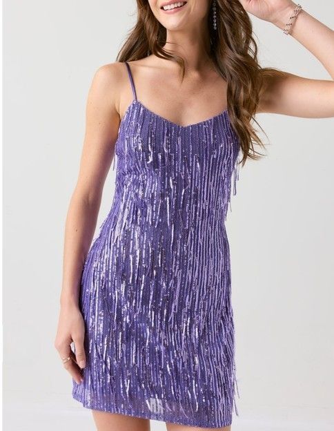 Dollie Sequin Shift Mini Dress (Retails for $66.00)
