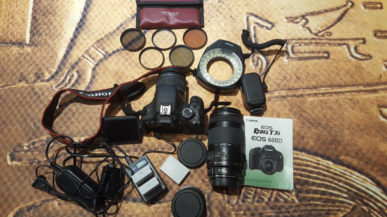 Canon t3i and accessories