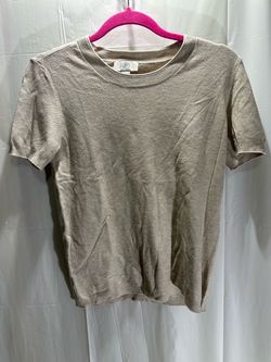 Loft Women’s Sz S crewneck short-sleeve sweater tee
