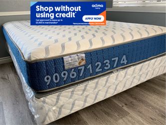 California king size supreme orthopedic mattress and Boxspring
