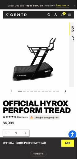 OFFICIAL HYROX PERFORM TREAD (Like New) 50% OFF