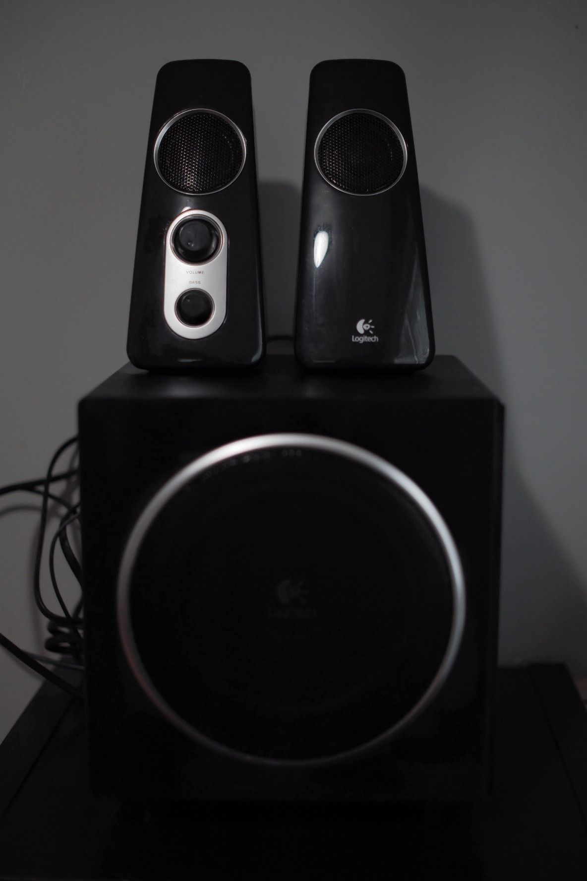 Logitech Speaker System Z523 With Subwoofer