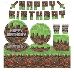 Minecraft Party Supplies 70pcs For 16guests