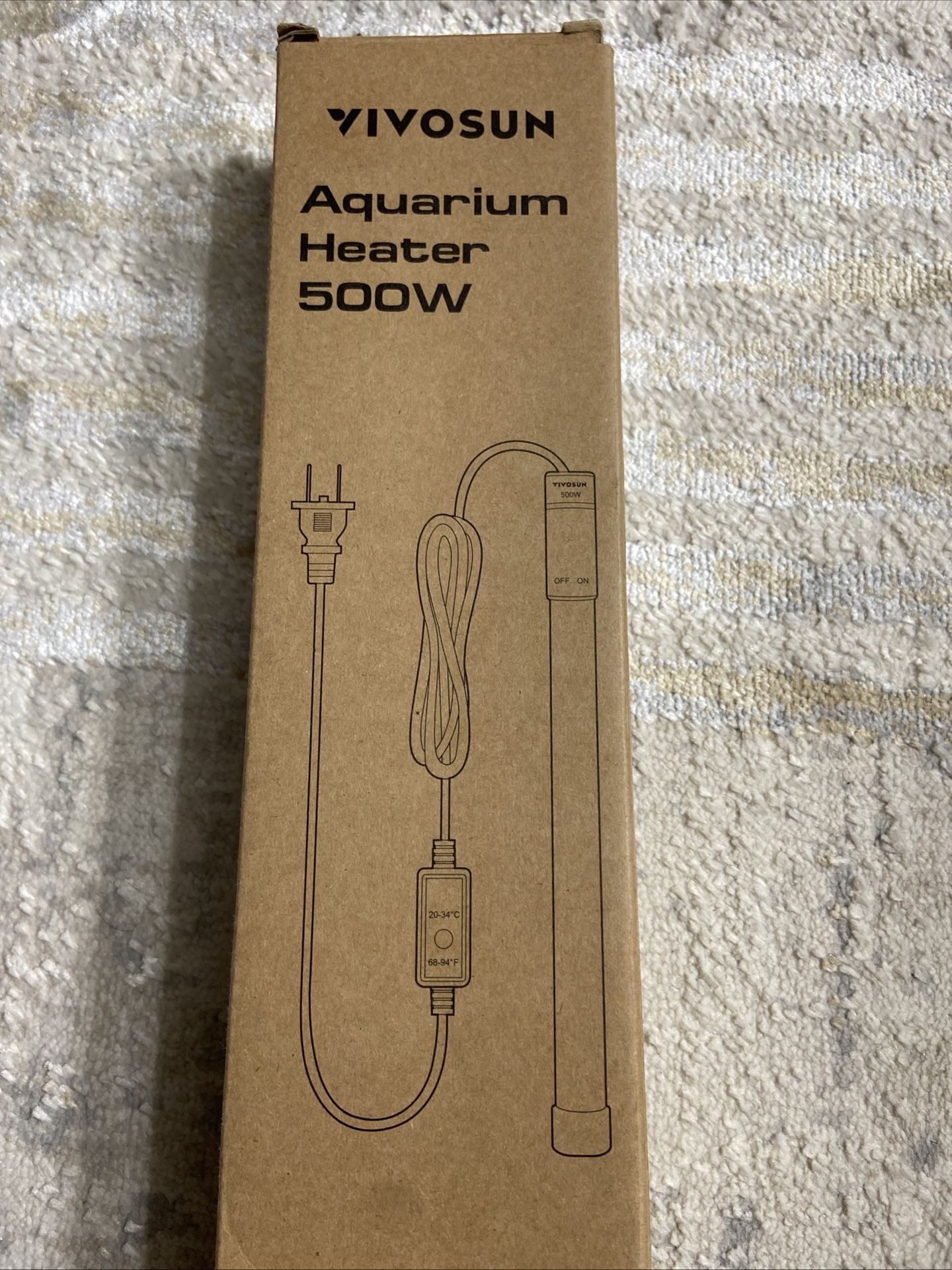 MQ Titanium Alloy 500W Aquarium Heater