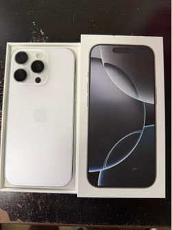 Apple iPhone 16 Pro 256GB White Unlocked in Mint condition