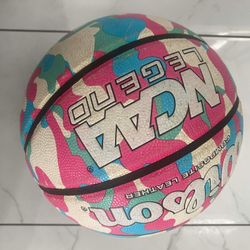 Wilson Composite Leather NCAA Legend Gold Series Basketball Pink Blue Green