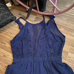 Francesca’s Navy Blue Dress