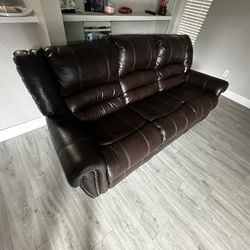 Leather Couch 