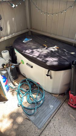 Cold Plunge with Plumbing and water chiller