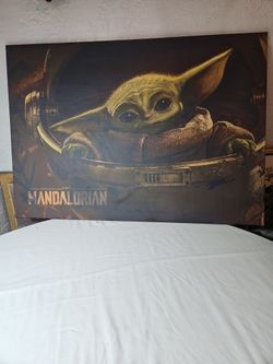 The Mandalorian Grogu canvas print
