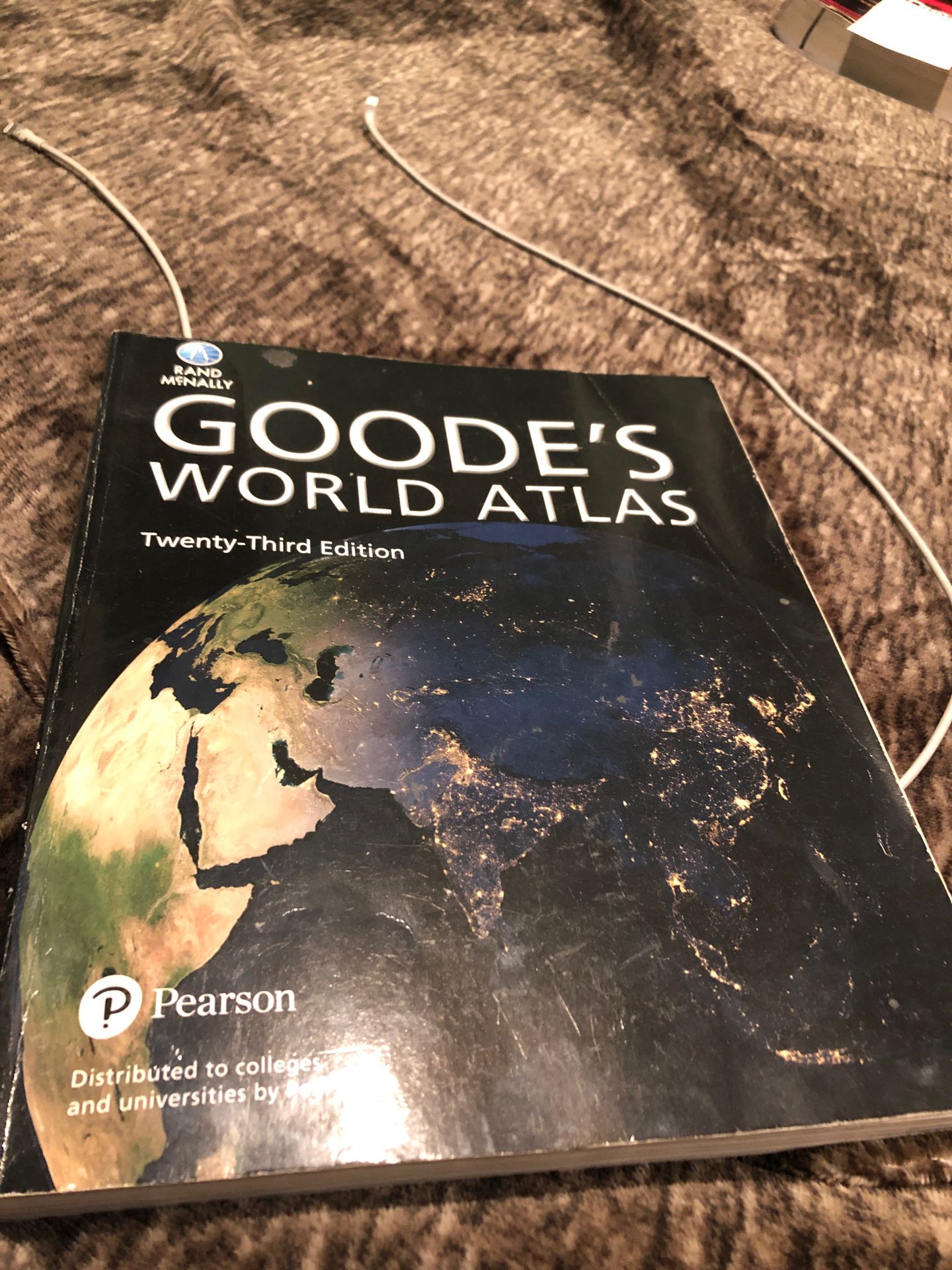 Goode’s world atlas book