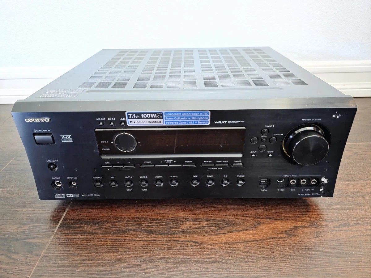 Onkyo TX-SR702 AV receiver 7.1-channel home theater  THX certified. 
