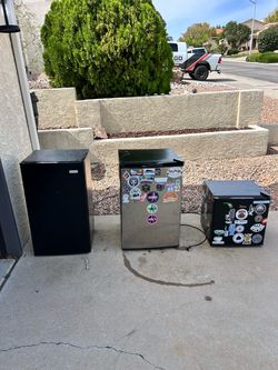 Small refrigerators and freezer