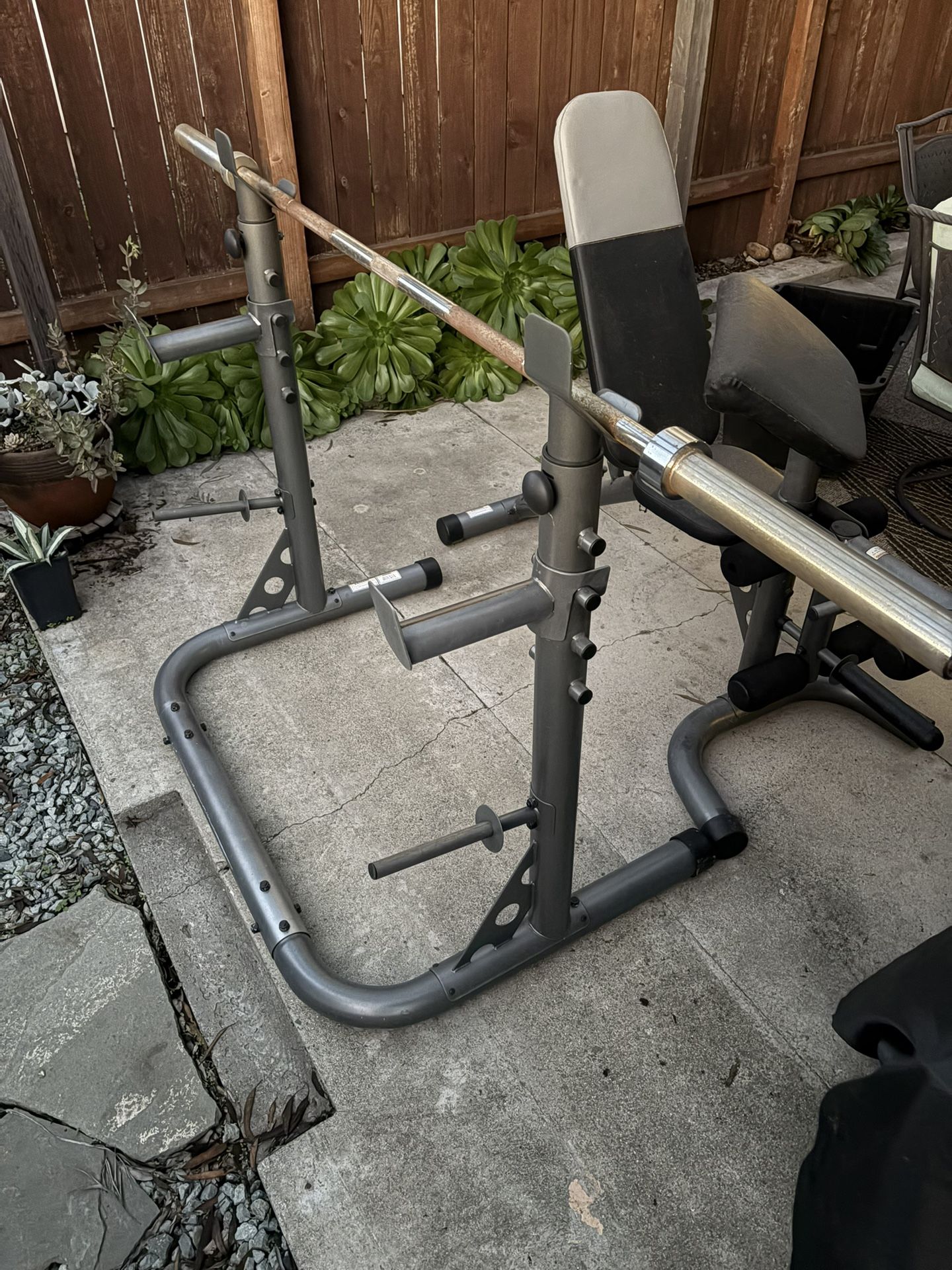 Olympic Barbell And Bench