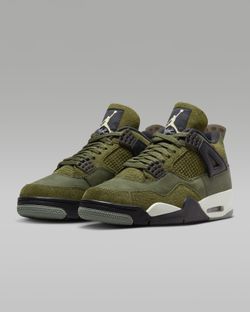 Kids Nike Air Jordan 4 (Olive)