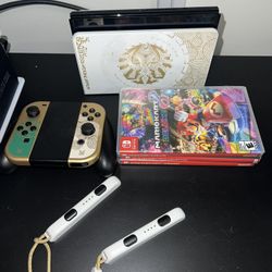 Zelda Edition Switch with games