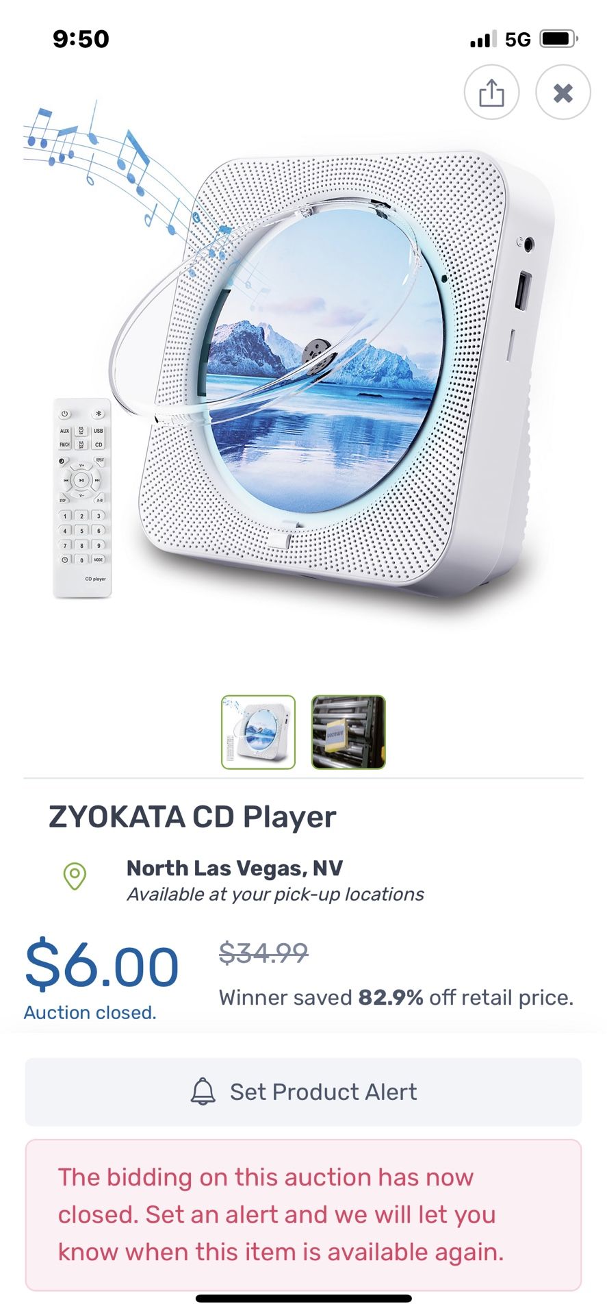 ZYOKATA CD Player