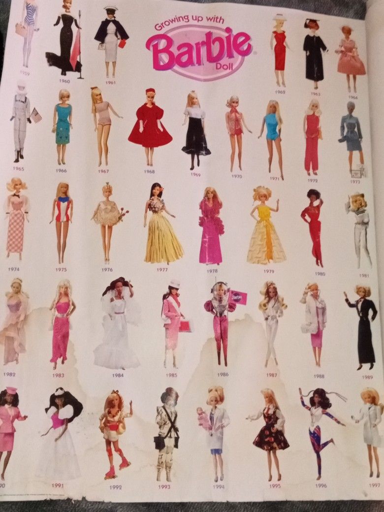 Vintage Barbie Poster 