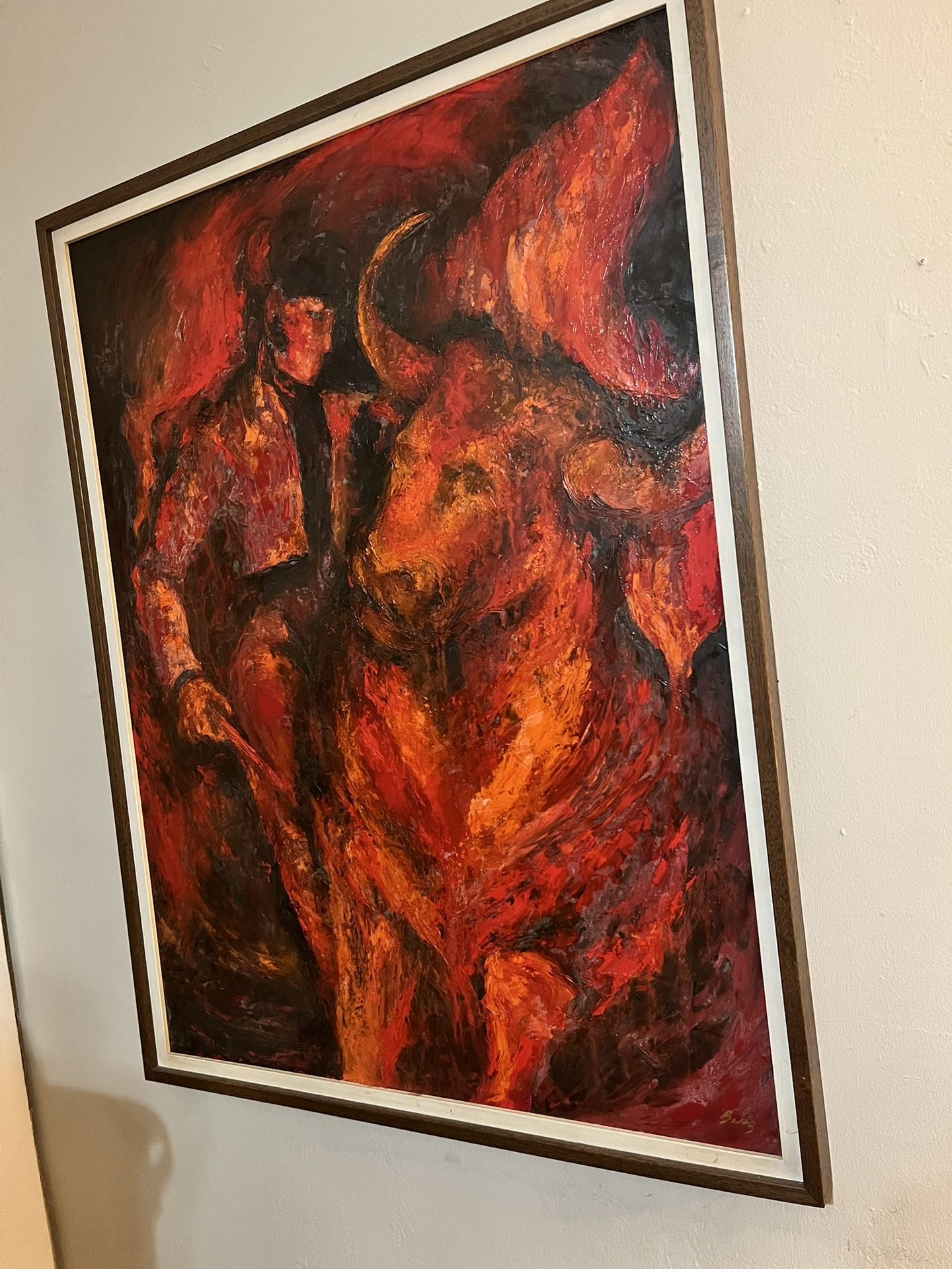 Large Vintage Oil Painting