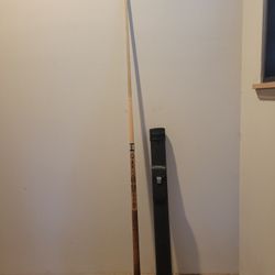 Outlaw Pool Que And Leather Case