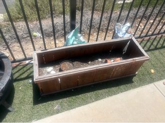 Broken planter box
