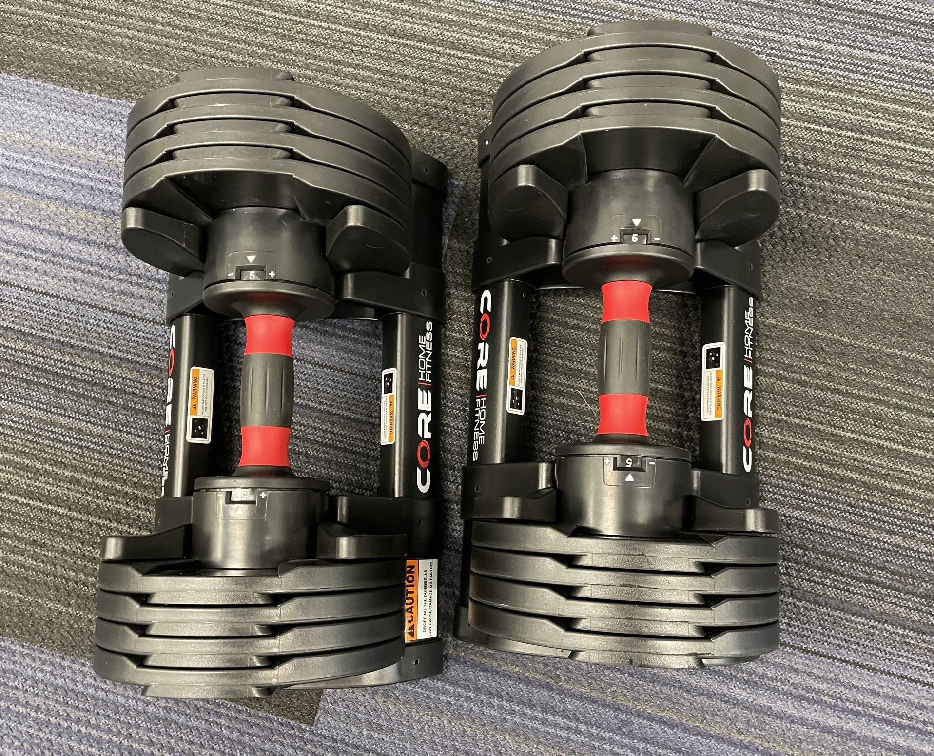 NEW 5 to 50 LB Adjustable Dumbbells