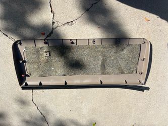 3rd Gen Toyota 4Runner, 1(contact info removed) rear hatch  plastic panel cover Oak Brown.