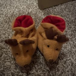 Baby Reindeer Sock Shoes 