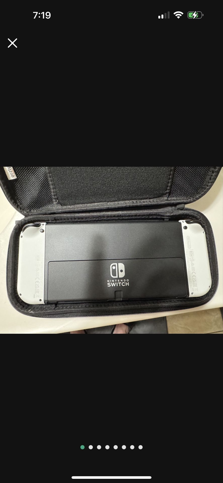 Nintendo Switch (OLED Model) With White Joy-can