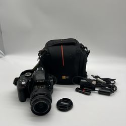 Nikon D3300 DSLR Camera w/ 18-55mm VR Lens, Battery, Charger, Bag Kit