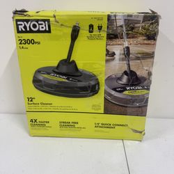 RYOBI 12 in. 2,300 PSI Electric Pressure Washers Surface Cleaner