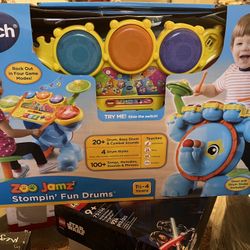 Tech Zoo Jamz Stompin' Fun Drums, Multicolor