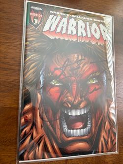 Comic Book Signed Warrior (Hesperia Ca)