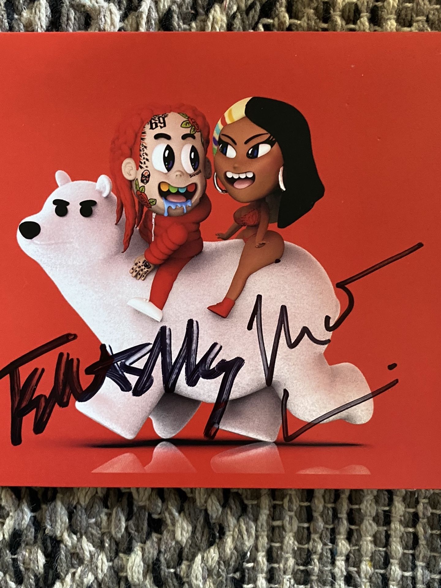 Tekashi 69 Nicki Minaj Signed CD