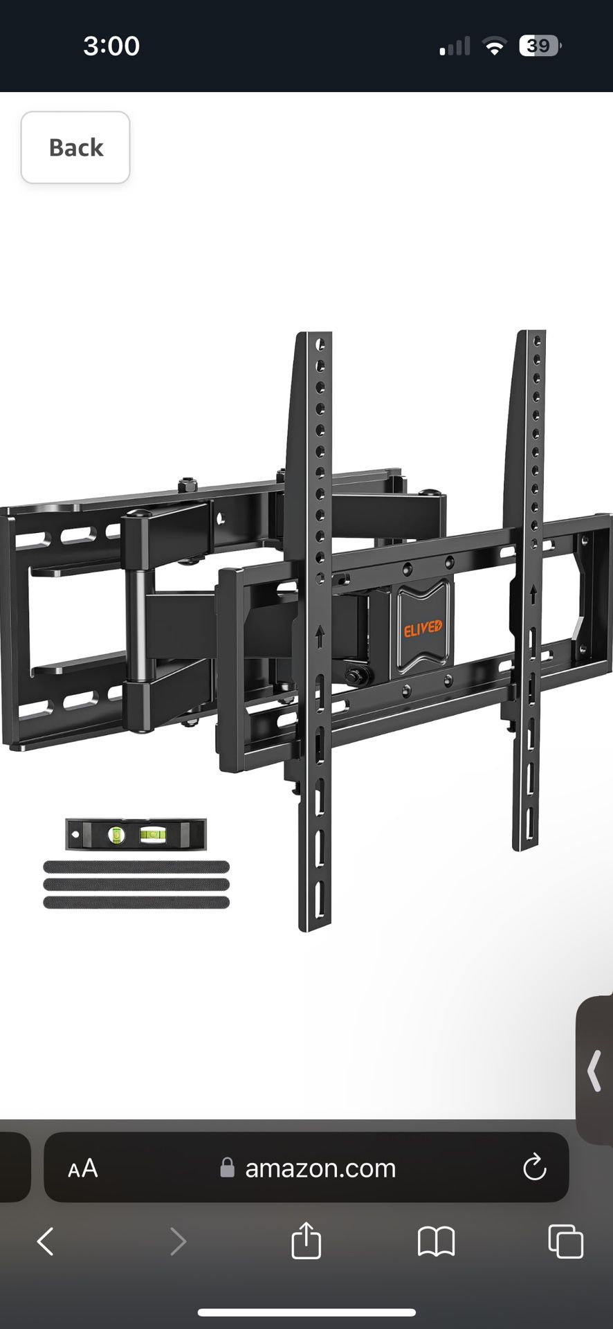 TV Mount for Most 26-65 Inch TVs