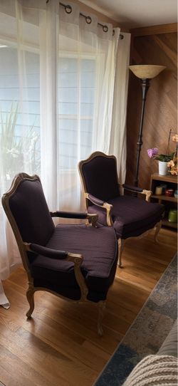 French Provincial Accent Chairs Set of 2