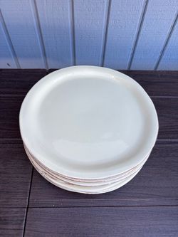 Vietri Rogers Garden cream dinner plates set of 8
