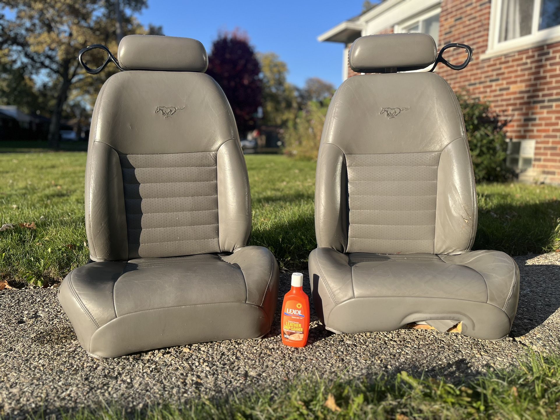 ‘93 - ‘04 Leather Mustang Seats | Grey
