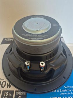 KENWOOD ( 1 ) 10 INCH 1300 WATTS MAX POWER SINGLE VOICE COIL CAR SUBWOOFER