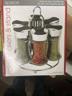 Spice Shaker And Stand New 