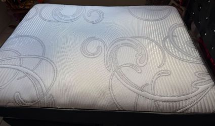 Queen Size Mattress with bed frame