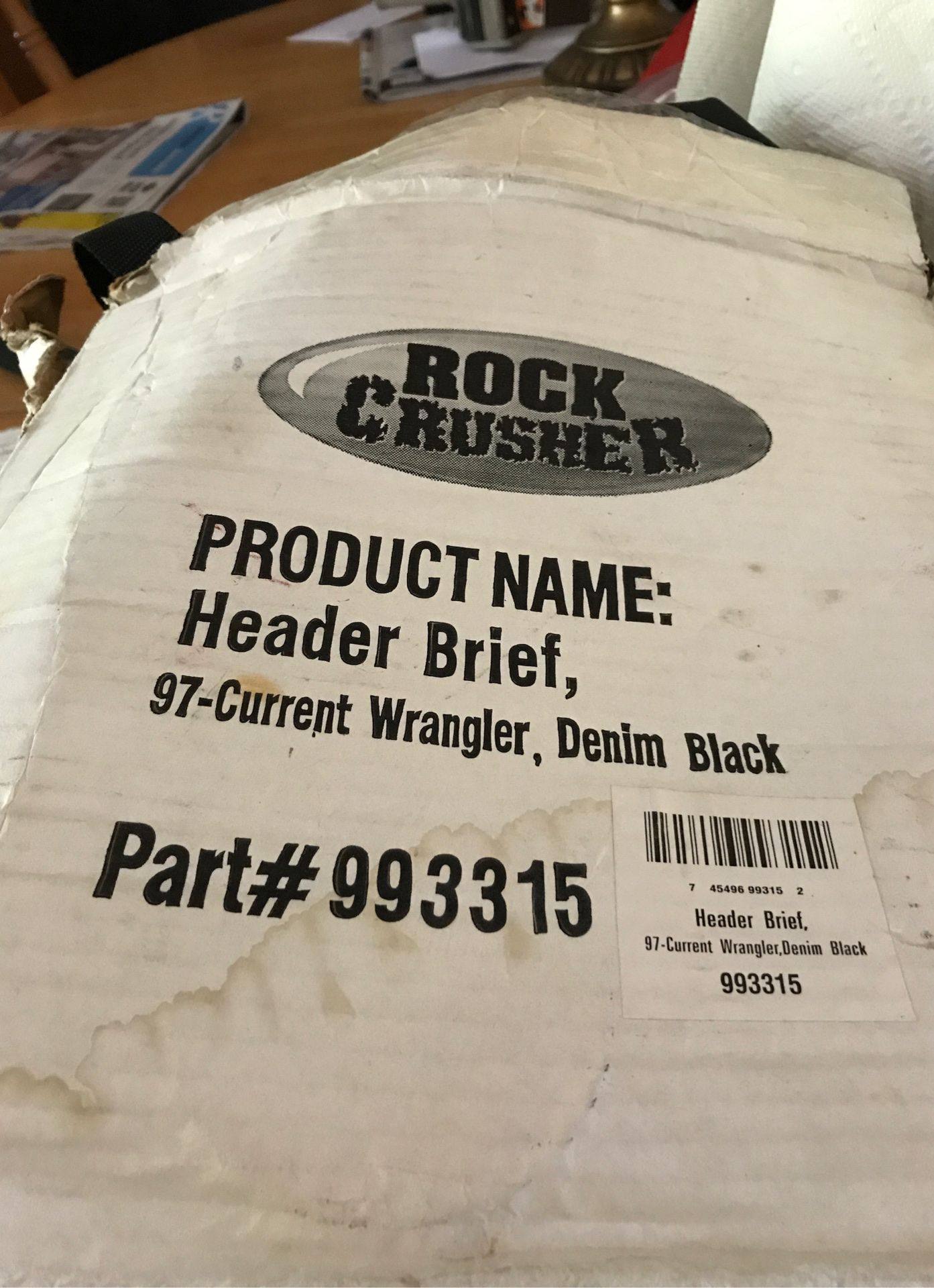 Rock Crusher Header Brief 1997-2006 Jeep Wrangler