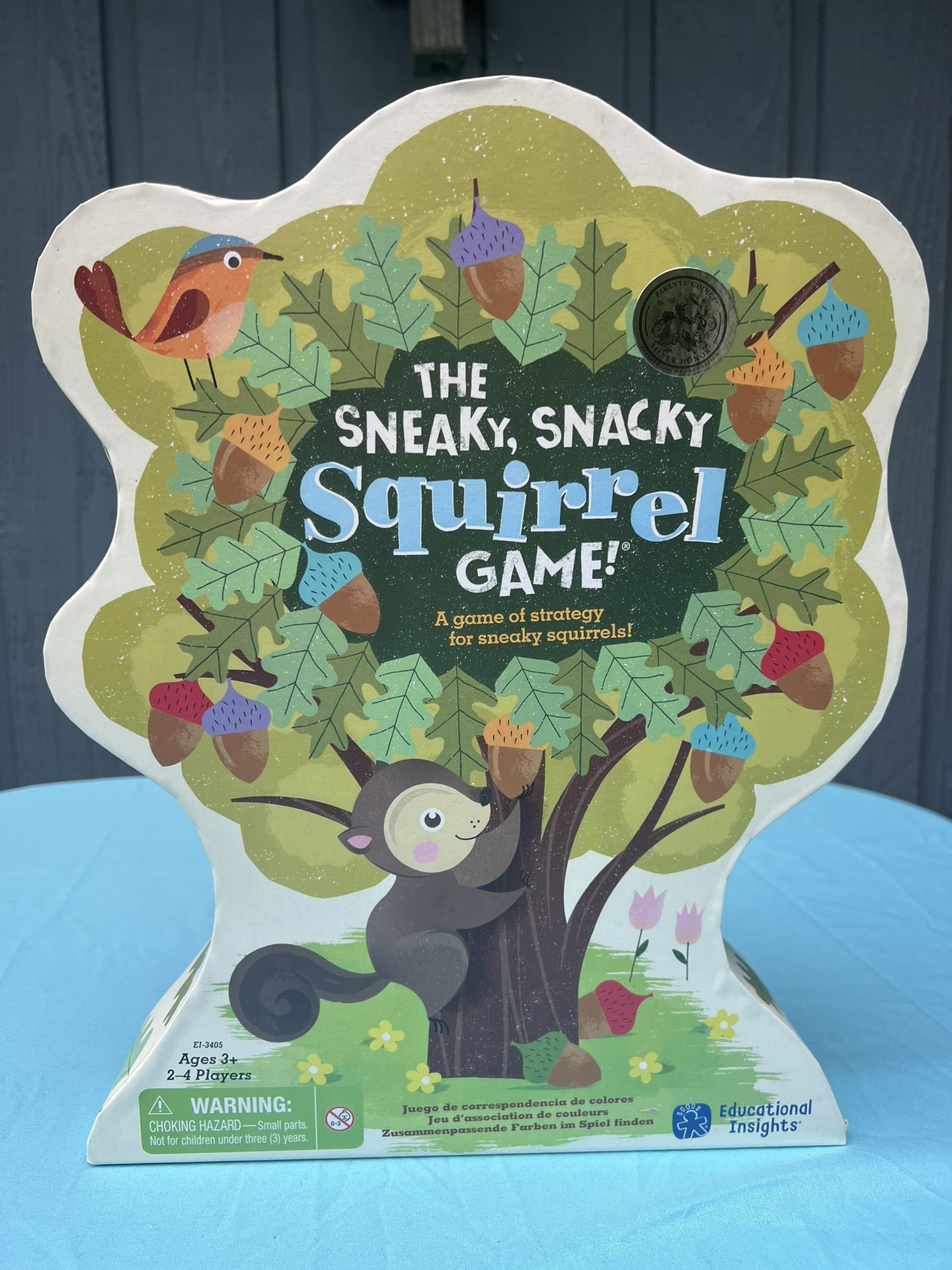 The Sneaky, Snacky Squirrel Game Cute Preschool Board Game Toy for Kids