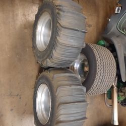 Vw Aluminum Wheels And Paddle Tires 15 X 12.5