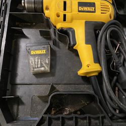Plug In Dewalt Drill and Case