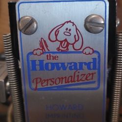The Howard Personalizer Hot Foil Stamping Machine