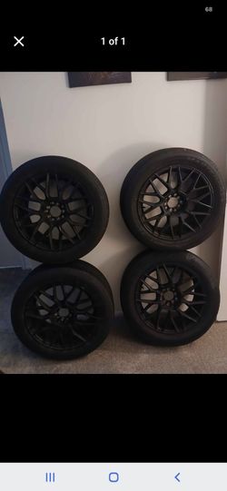 18 in black rims for sell